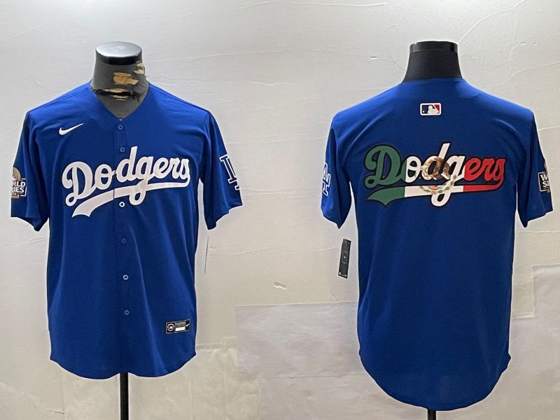 Men Los Angeles Dodgers Blank Blue Game 2024 Nike MLB Jersey style 12162->los angeles dodgers->MLB Jersey